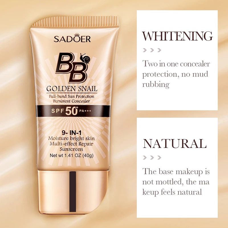 SPF50 Sunscreen BB Cream Face  - đánh giá và giá Spf 50 Waterproof Sunscreen