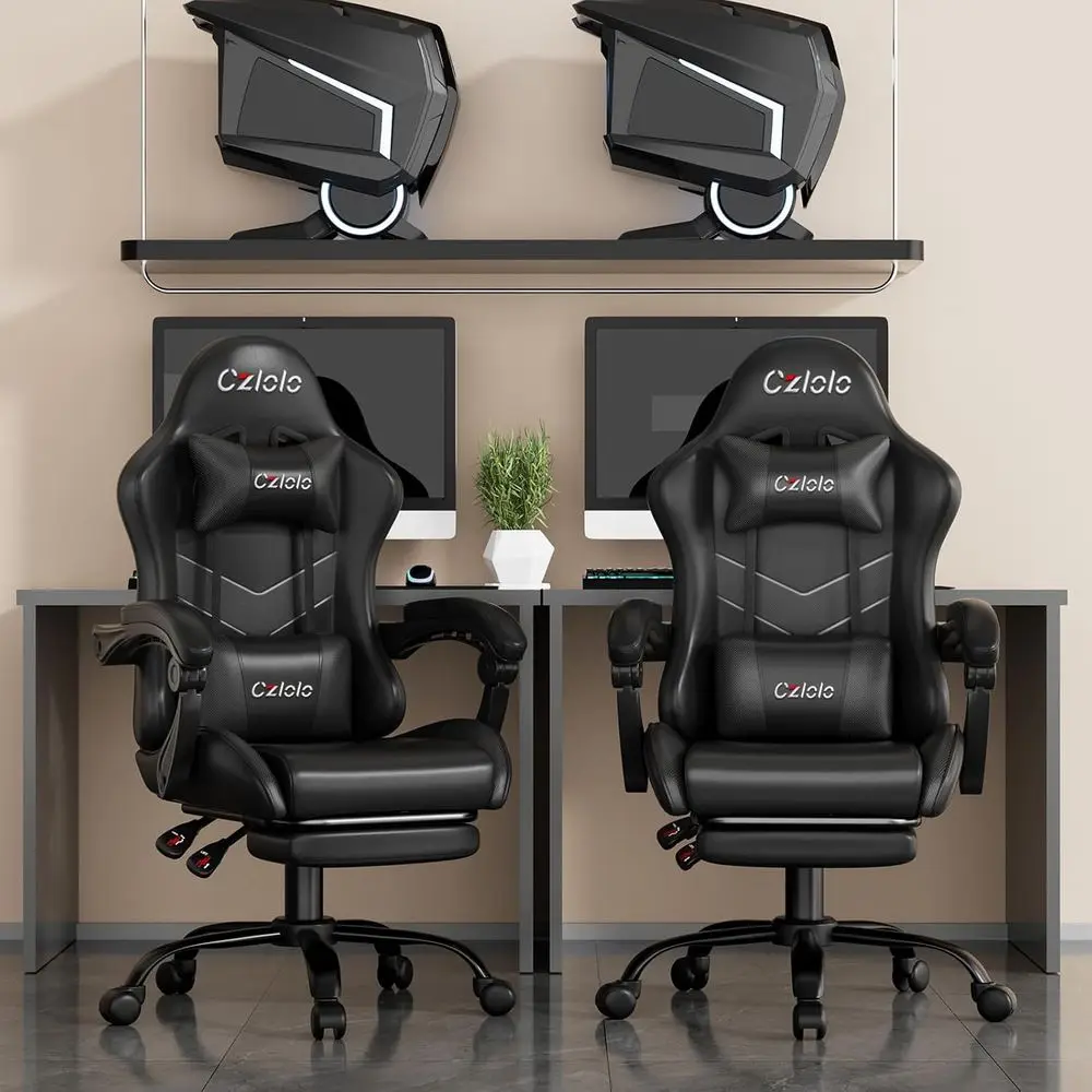 Ergonomic Gaming Chair with Fo - đánh giá và giá Massage