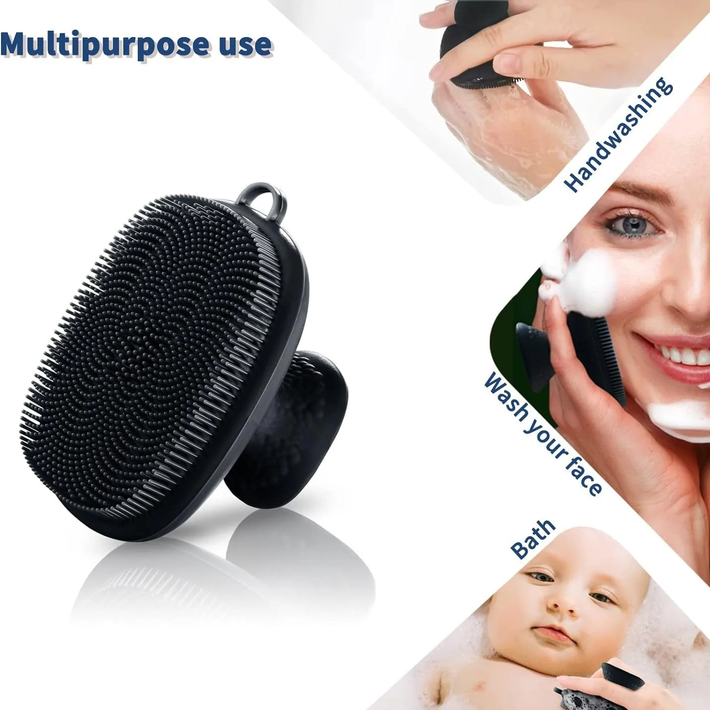Silicone Face Scrubber for Men - đánh giá và giá Silicone Face Scrubber Electric