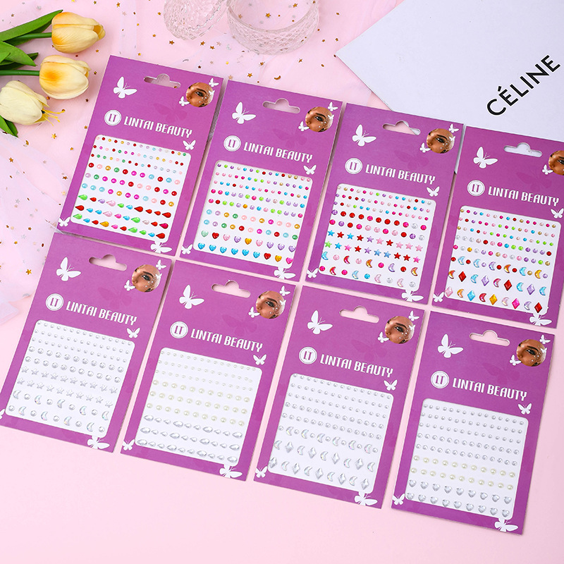 Hot Selling Face Gems Stickers - đánh giá và giá Nail Art