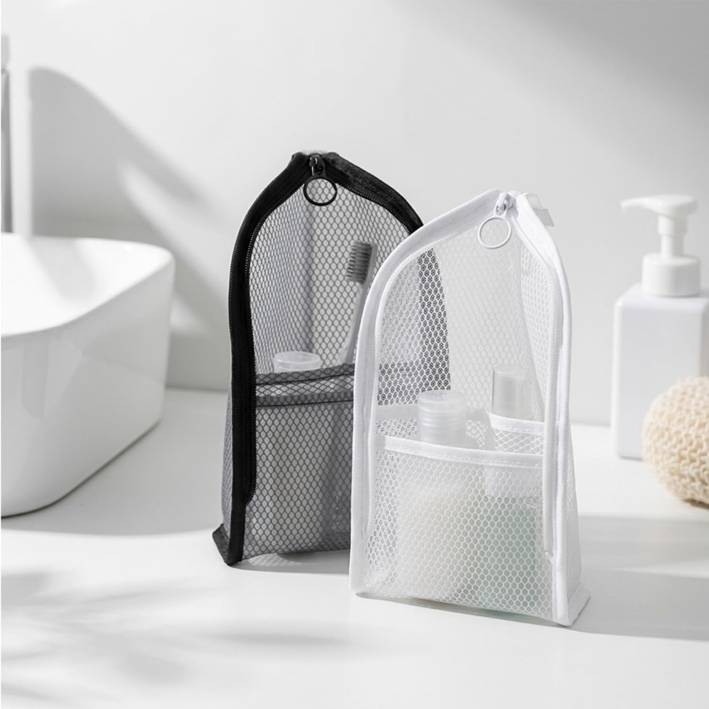 Mesh Toiletry Bag Breathable Q - đánh giá và giá Makeup