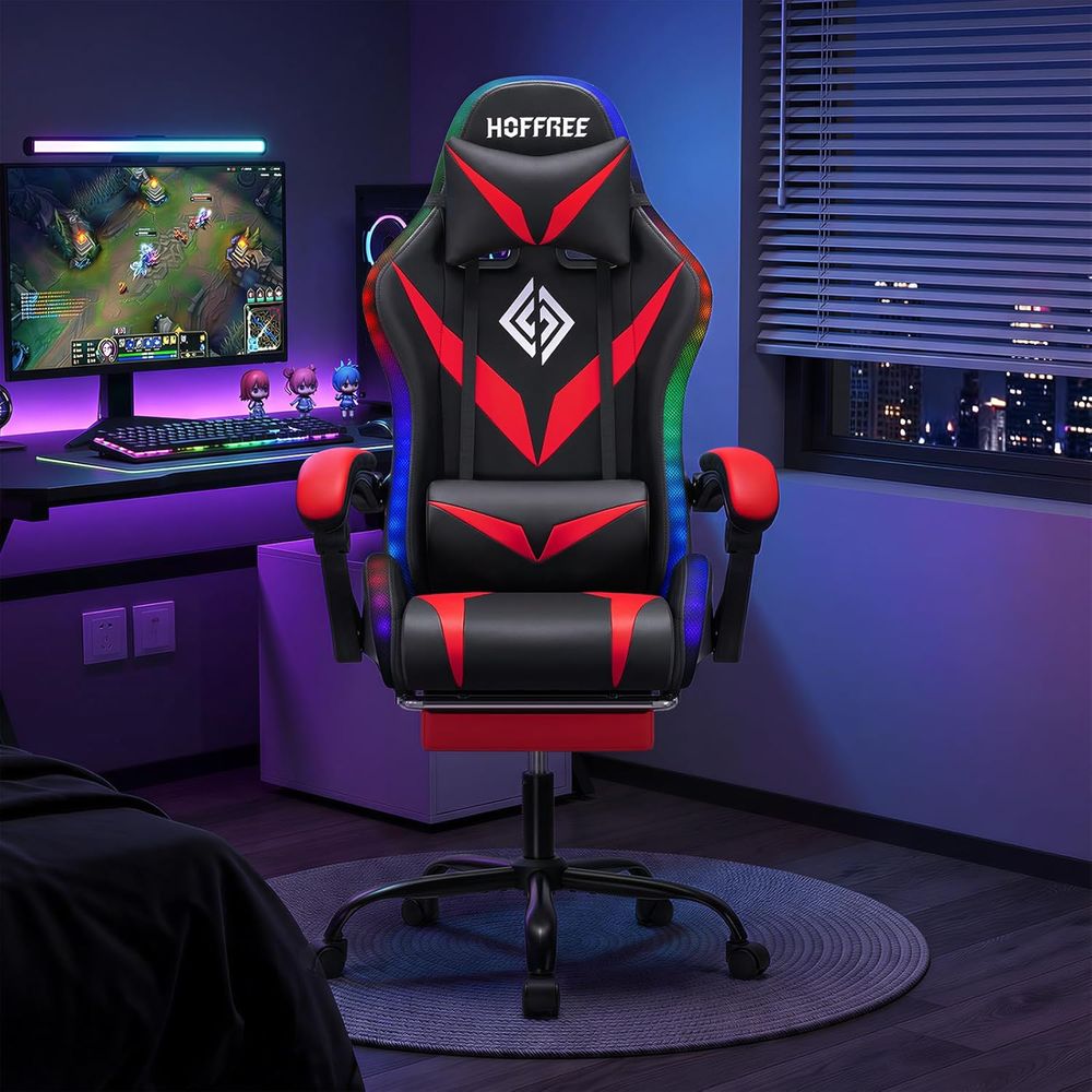 Ergonomic High-Back Gaming Cha - đánh giá và giá Massage