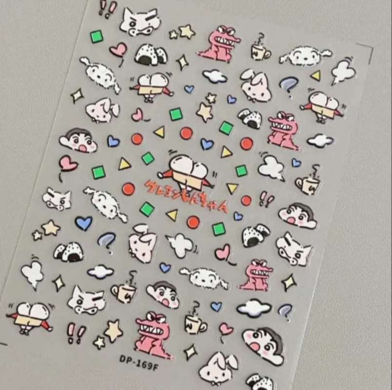 Crayon Shin-chan Creative Pape - đánh giá và giá Nail Art