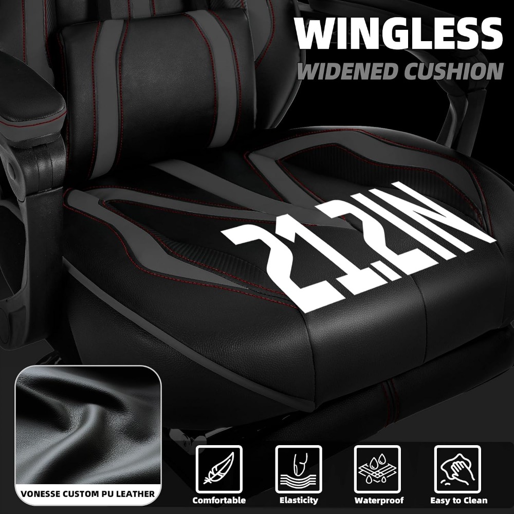 Ergonomic Reclining Gaming Cha - đánh giá và giá Massage
