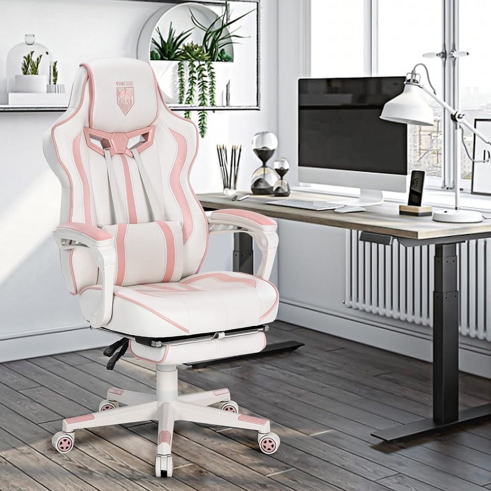 Ergonomic High-Back Gaming Cha - đánh giá và giá Massage