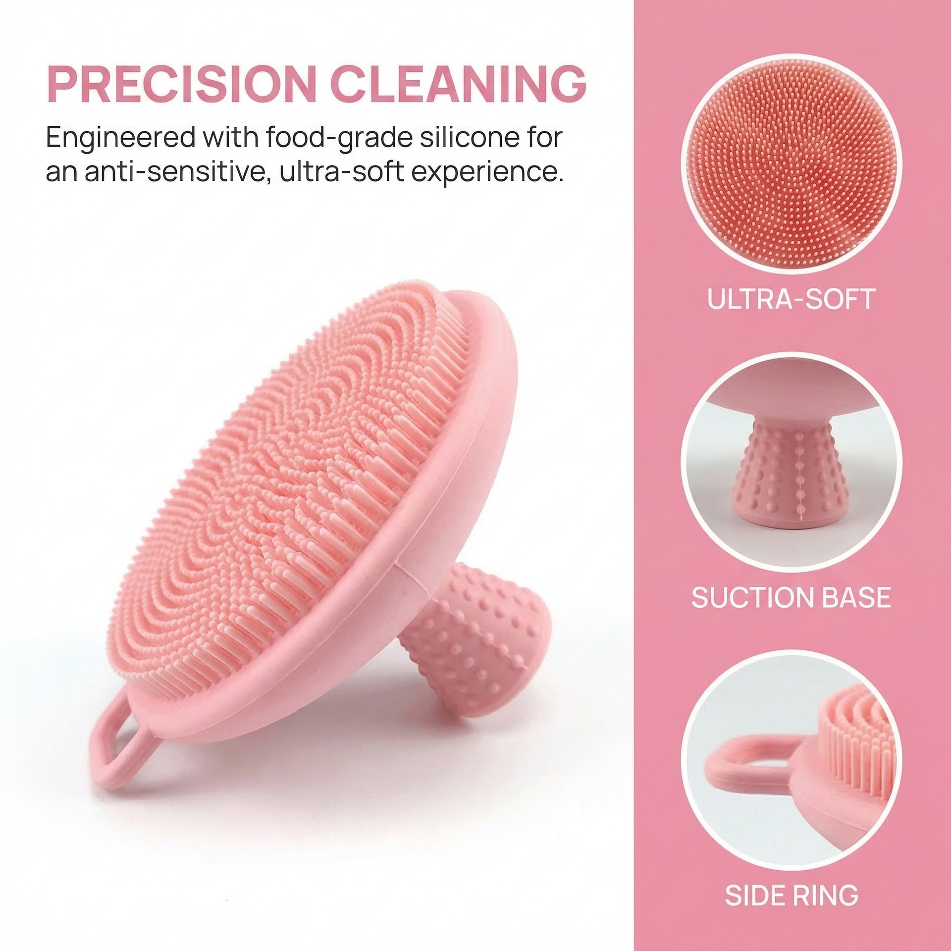 Silicone Scrubber Face Cleansi - đánh giá và giá Silicone Face Scrubber Electric