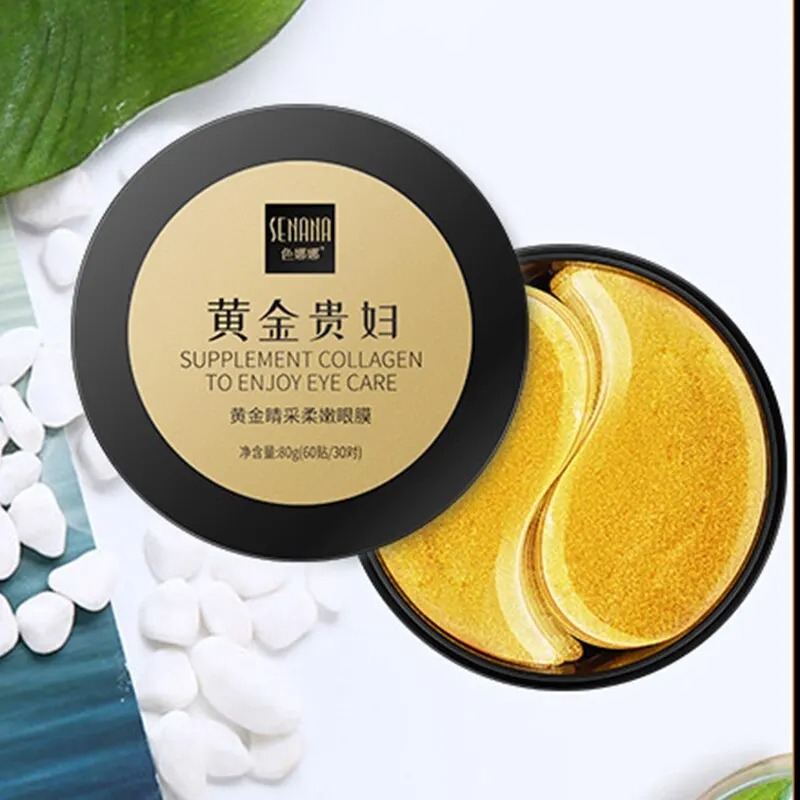 60pcs Golden Moisturizing Eye  - đánh giá và giá Collagen Under Eye Patches