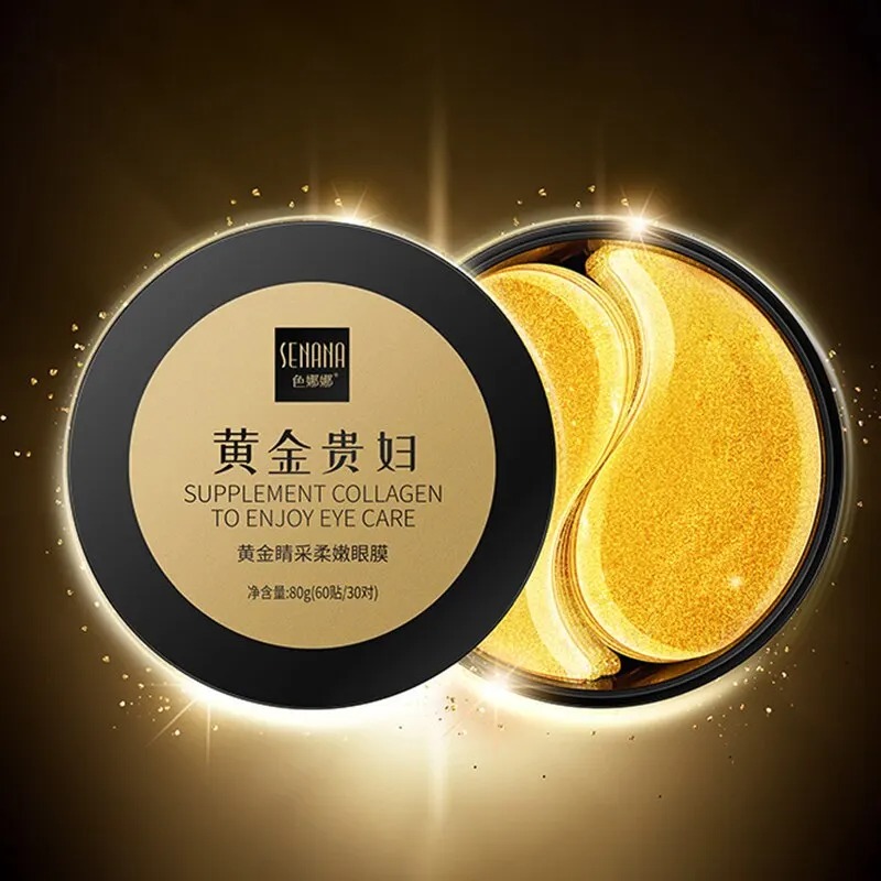 60pcs Golden Moisturizing Eye  - đánh giá và giá Collagen Under Eye Patches