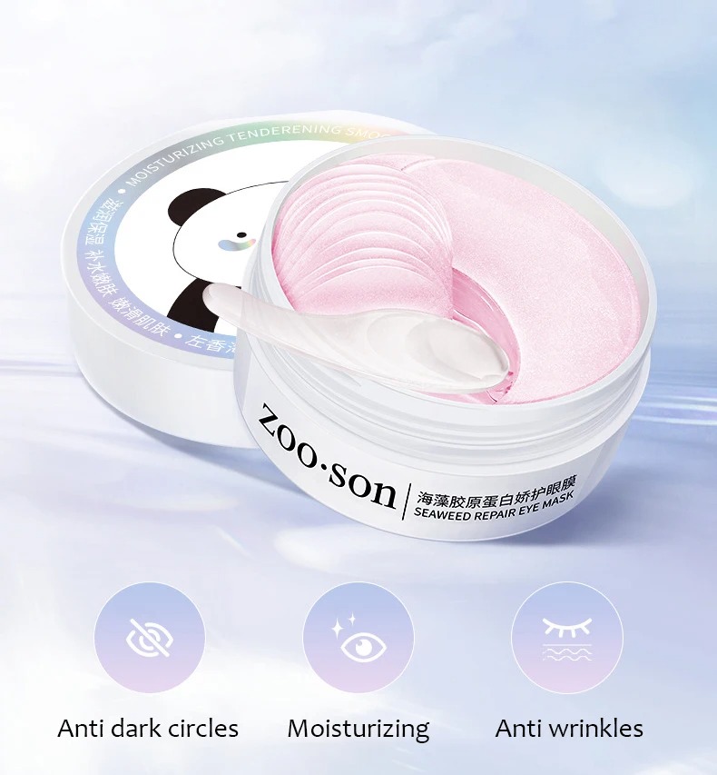 60Pcs Gold Crystal Collagen Ey - đánh giá và giá Collagen Under Eye Patches
