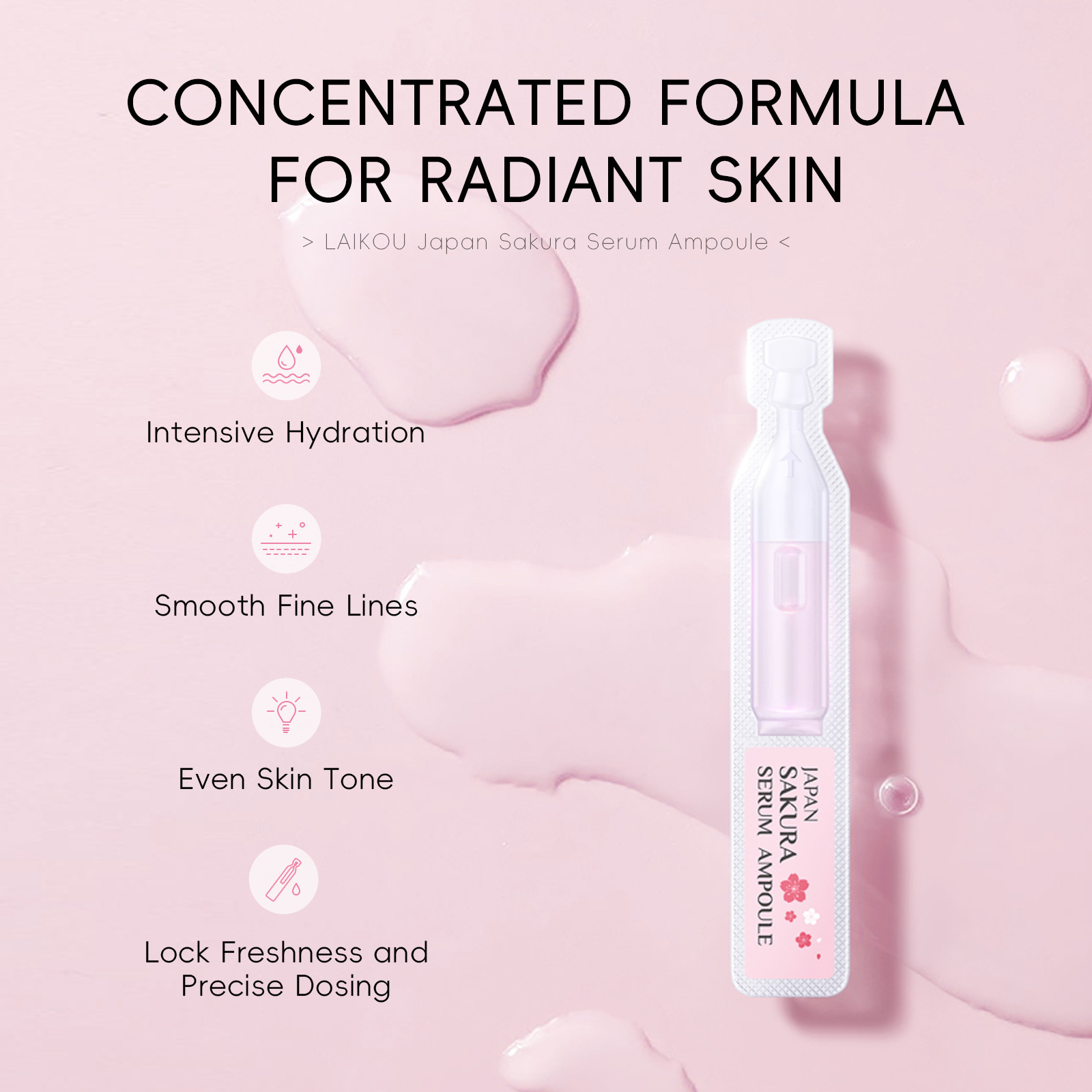 10pcs Sakura Moisturizing Face - đánh giá và giá Niacinamide Pore Shrinking Essence